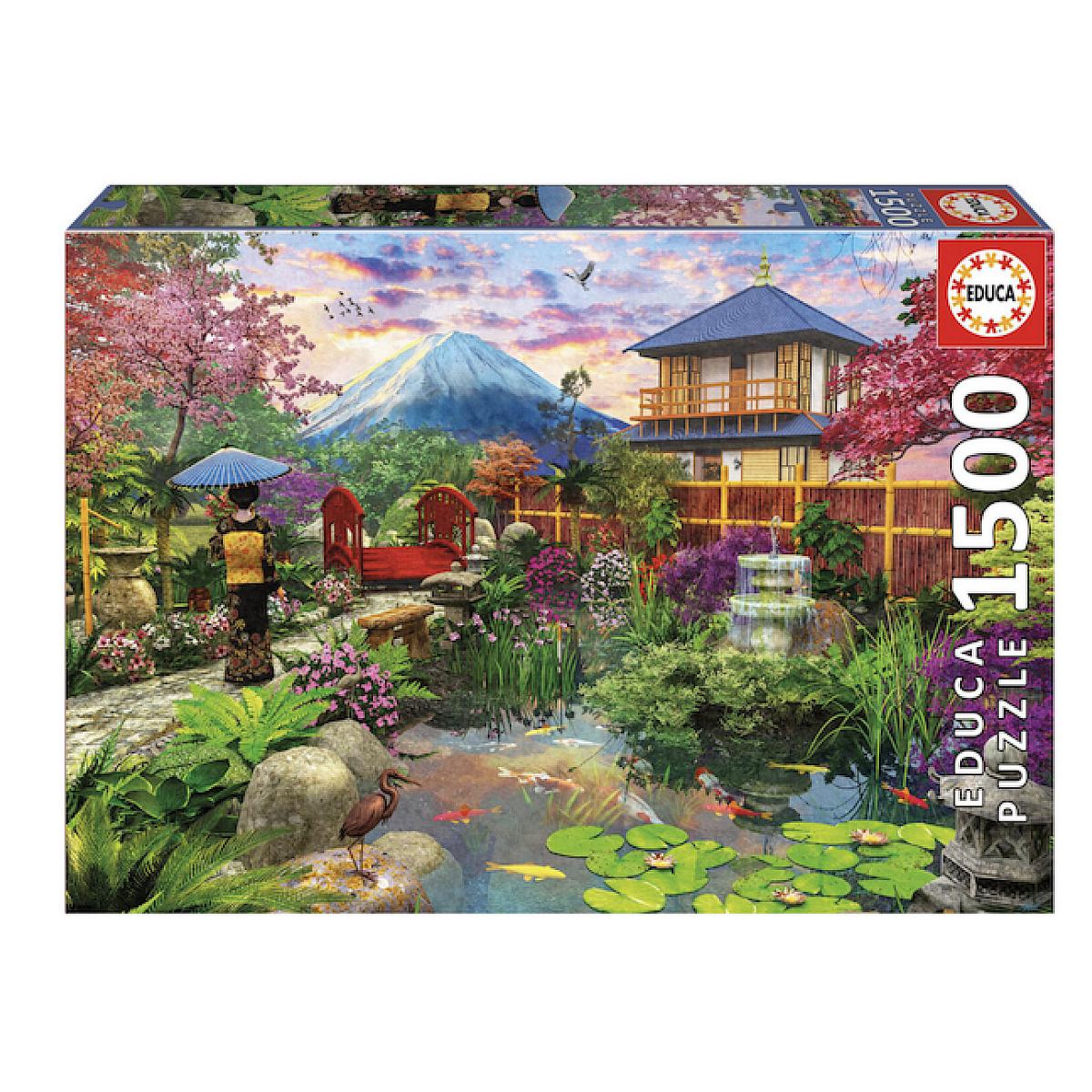 EDUCA Puzzle 1500 pieces Jardin japonais