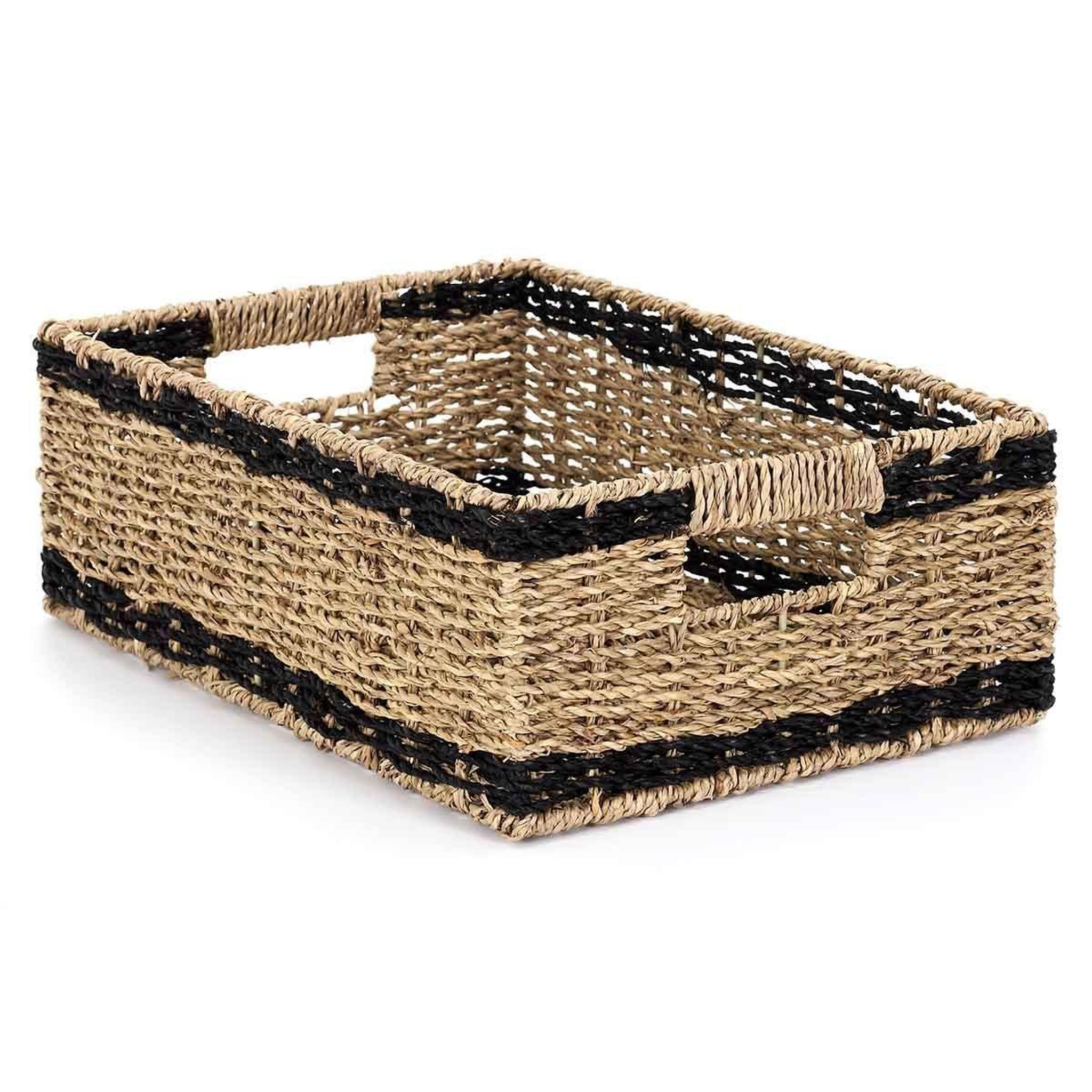 Voir la diapositive 3 : The Home Deco Factory Lot de 3 Paniers de Rangement  Mirage  35cm Noir
