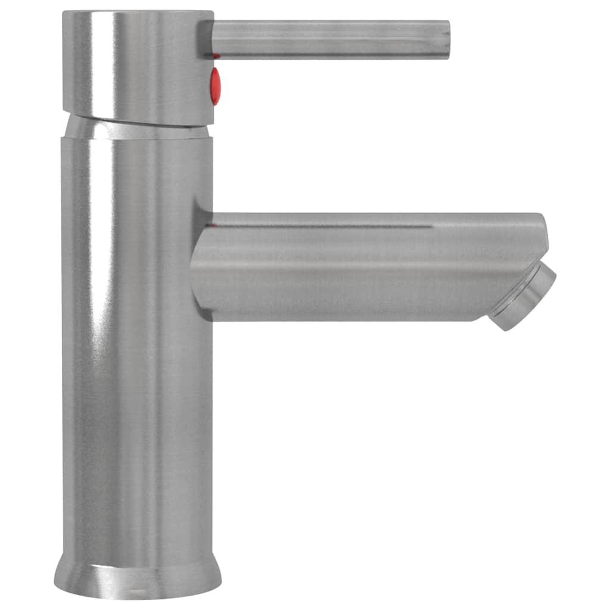 Voir la diapositive 4 : VIDAXL Robinet de lavabo de salle de bain argente 130x176 mm