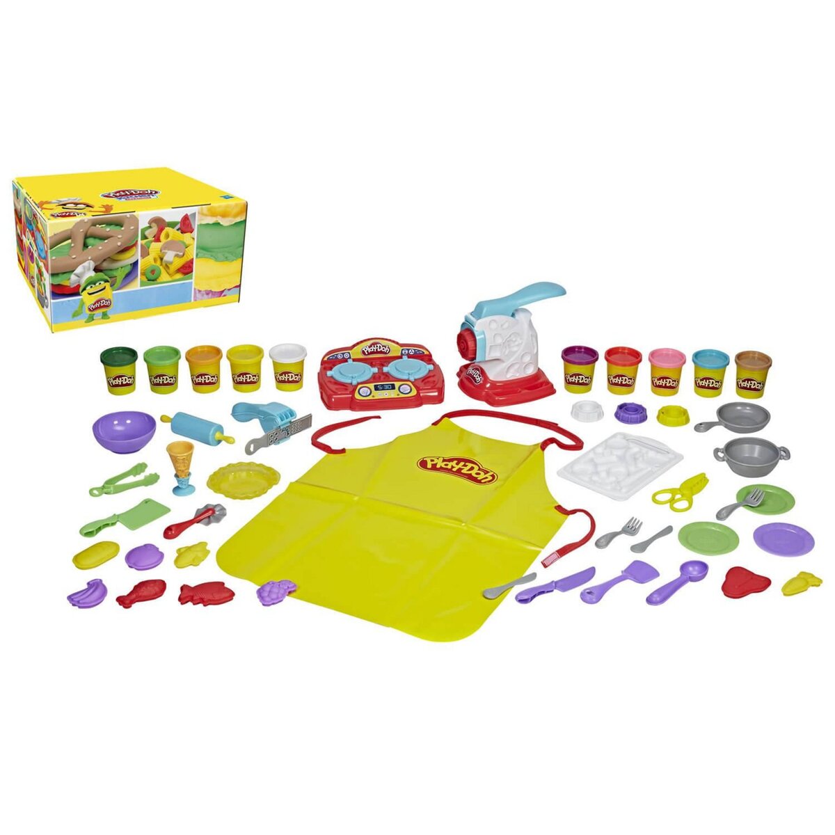 Play-Doh Coffret Pâte à modeler Play-Doh : Le petit traiteur