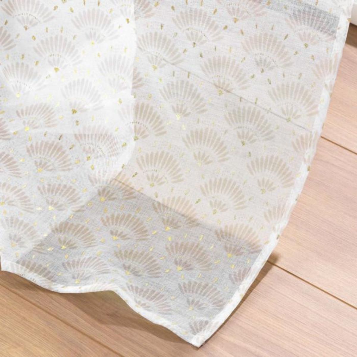 Paris Prix Rideau Voilage à Œillets  Lorea  140x240cm Naturel