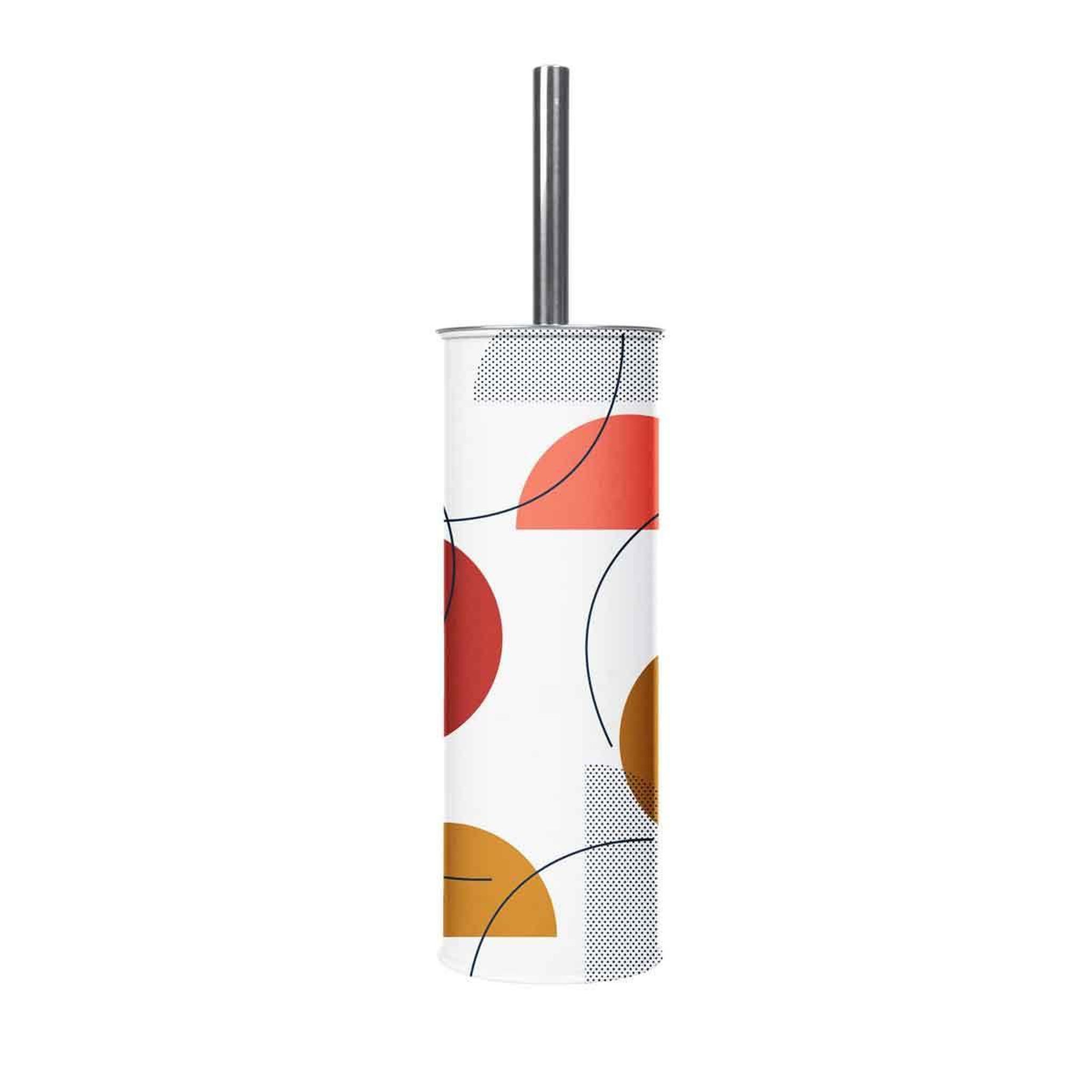 Voir la diapositive 2 : Douceur d'Intérieur Brosse wc imprimée  color pop  37cm bleu