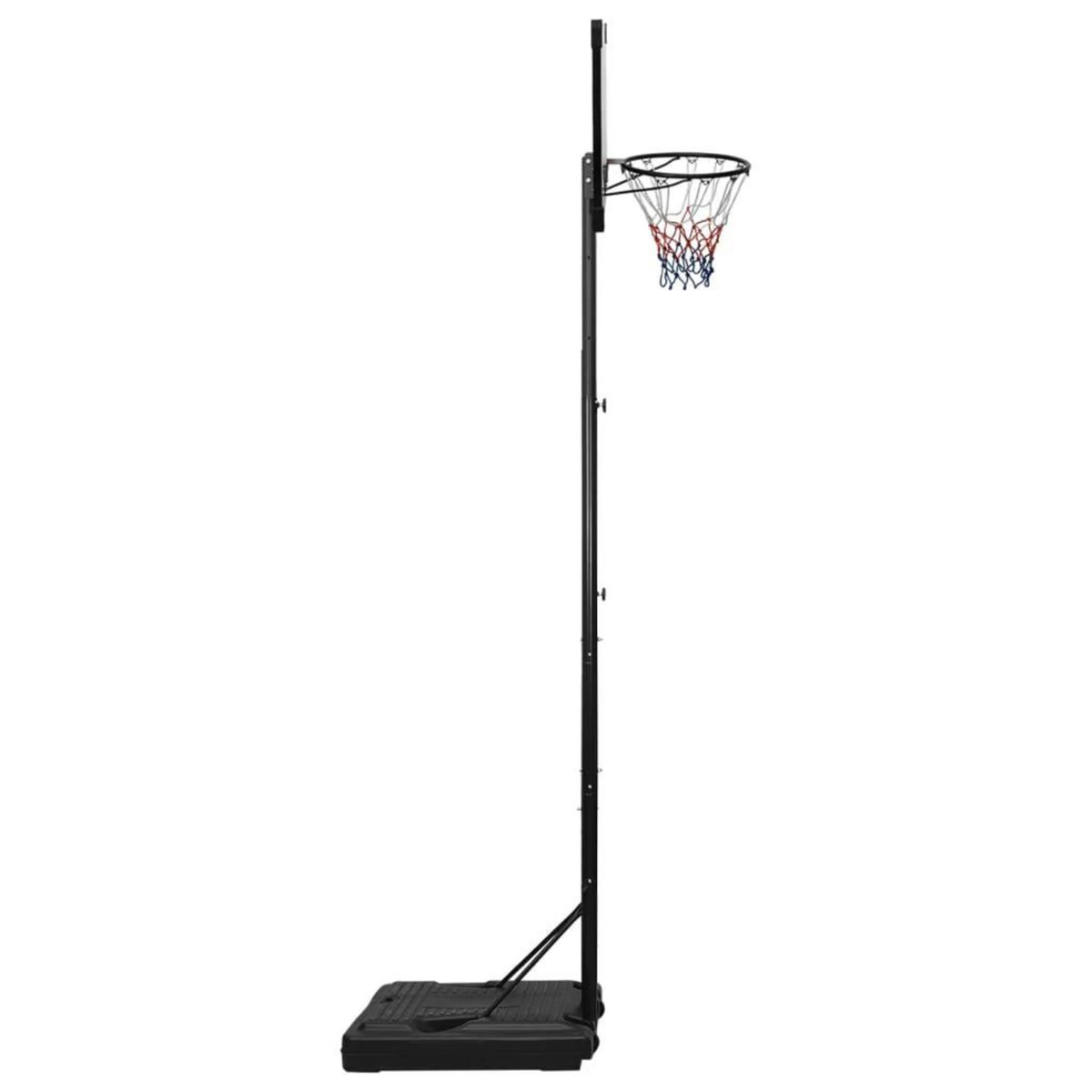 VIDAXL Support de basket-ball Transparent 280-350 cm Polycarbonate