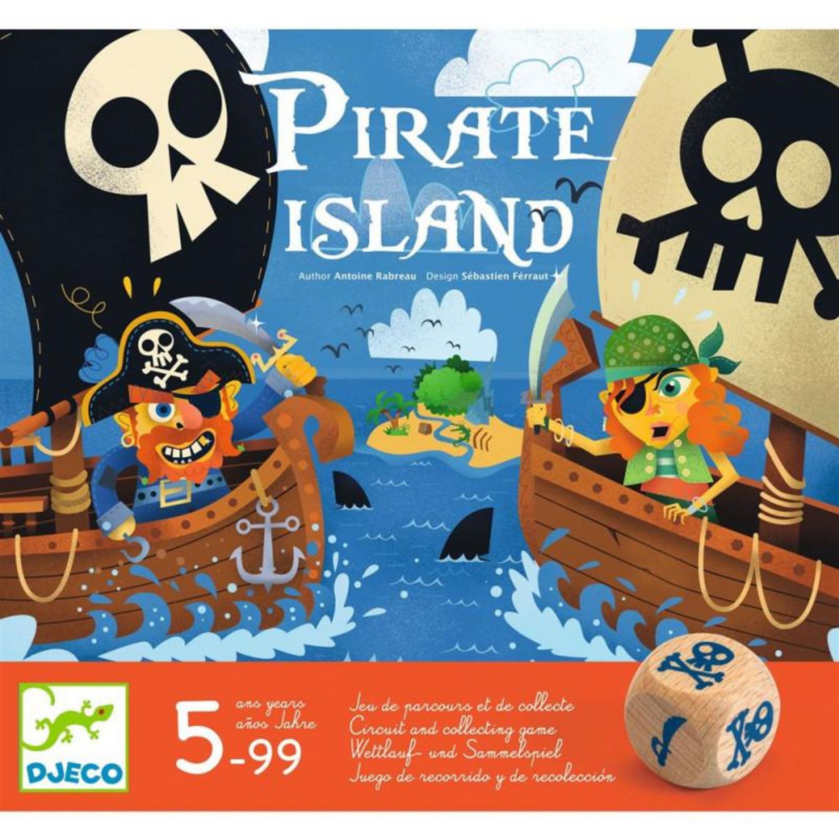 Djeco Jeu classique Djeco Pirate Island