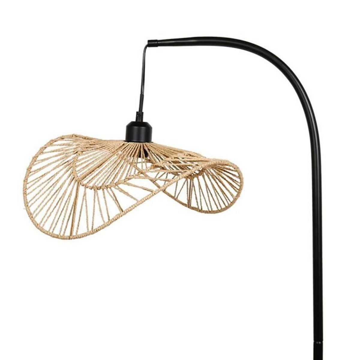 OSTARIA Lampadaire corde métal Ozana naturelle H150
