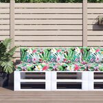 VIDAXL Coussins de palette lot de 2 multicolore tissu Oxford