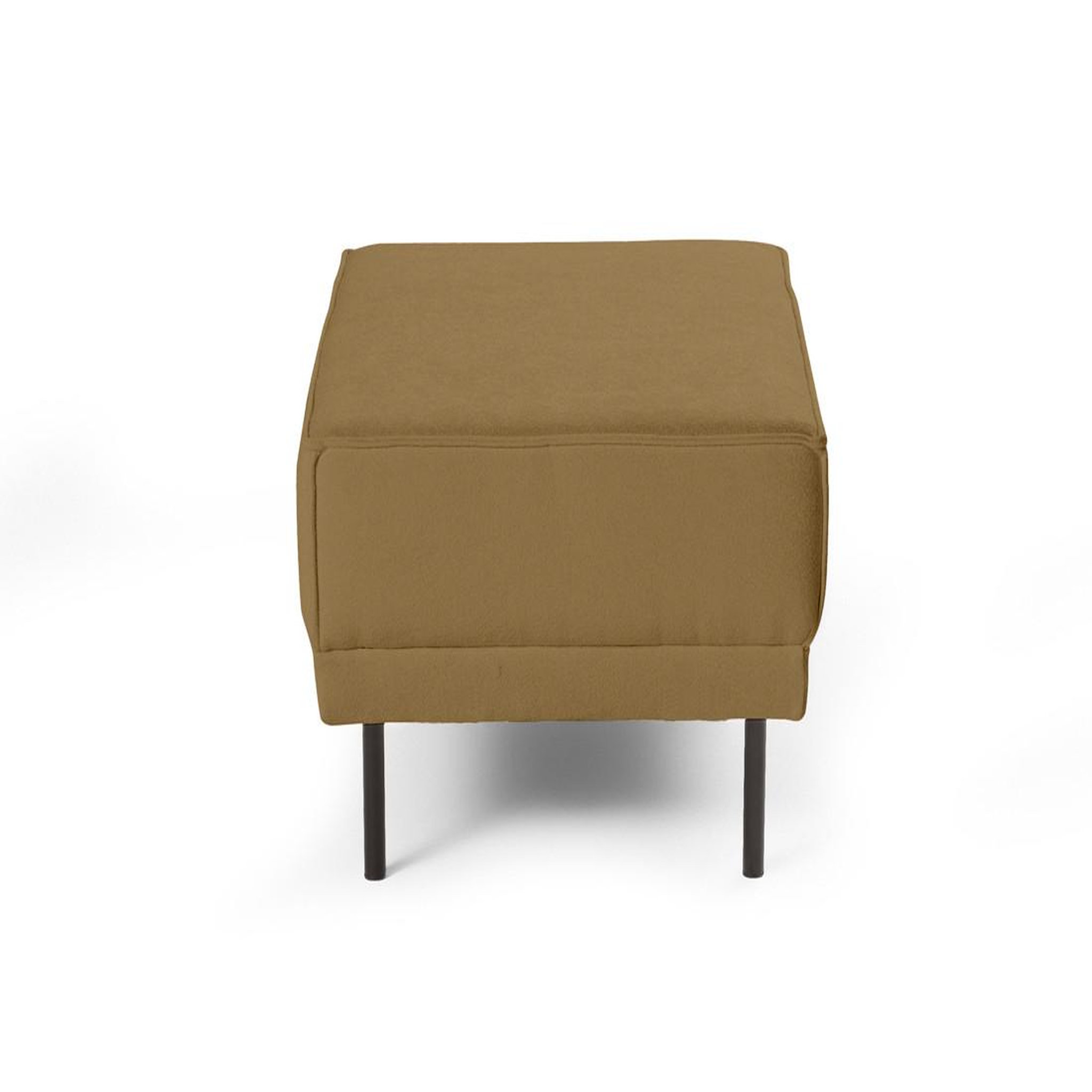 Voir la diapositive 3 : LISA DESIGN Charlie - pouf - pieds hauts - en tissu