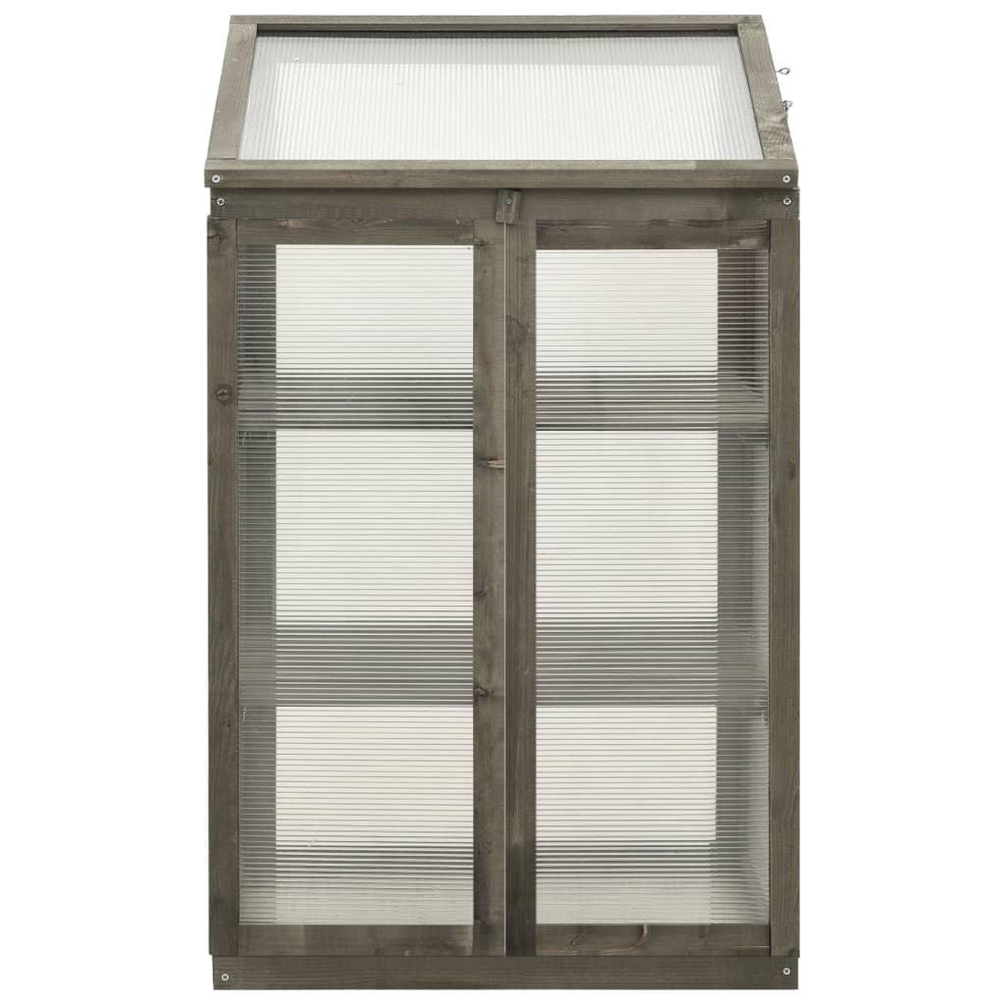 Voir la diapositive 3 : VIDAXL Serre 60x45x100 cm Bois de sapin