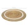 Voir la diapositive 4 : Rendez vous déco Tapis rond ∅120cm en jute-Blush