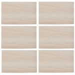 ATMOSPHERA Lot de 6 sets de table effet travertin AUTHENTIQUE - 45 x 30 cm