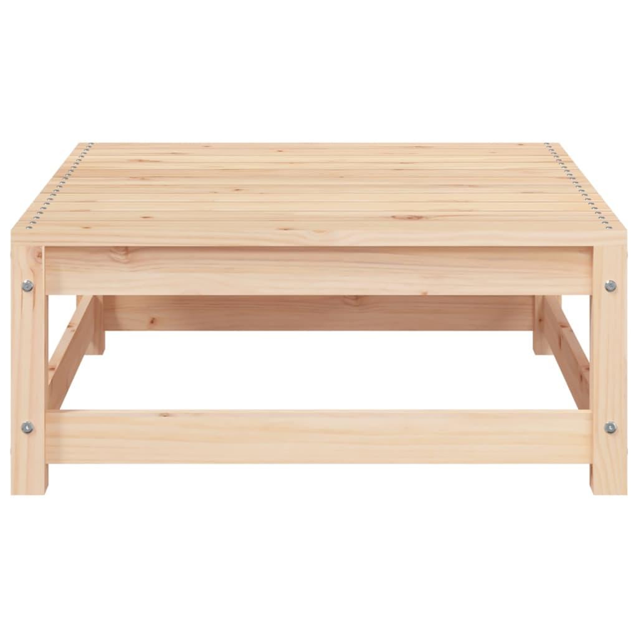 Voir la diapositive 4 : VIDAXL Repose-pied de jardin 70x70x30 cm bois de pin massif