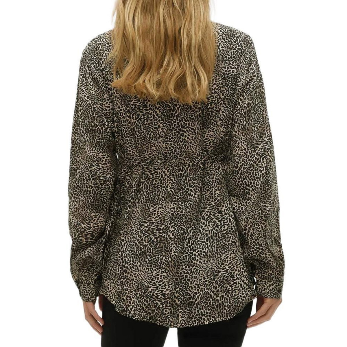 MAMALICIOUS Chemise e/Beige Femme Mamalicious Cherry