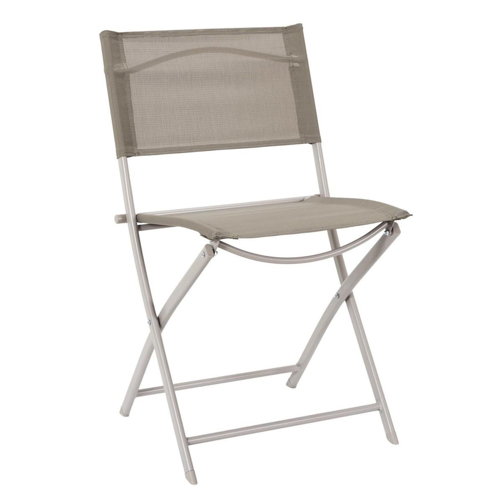 Voir la diapositive 2 : The Home Deco Factory Lot de 4 chaises de jardin  elba  80cm beige