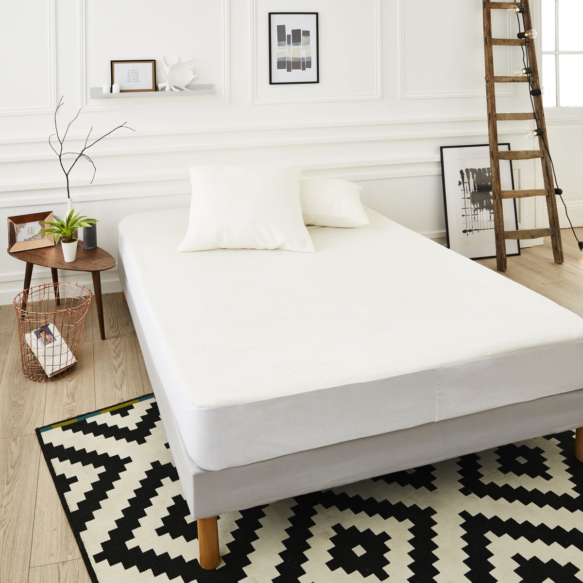 Sweetnight Protège matelas prenium viscose de bambou QUALITE HOTELLERIE DE LUXE
