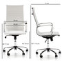 Voir la diapositive 4 : VS VENTA-STOCK Fauteuil de Bureau Londres inclinable Blanc, Cuir synthétique