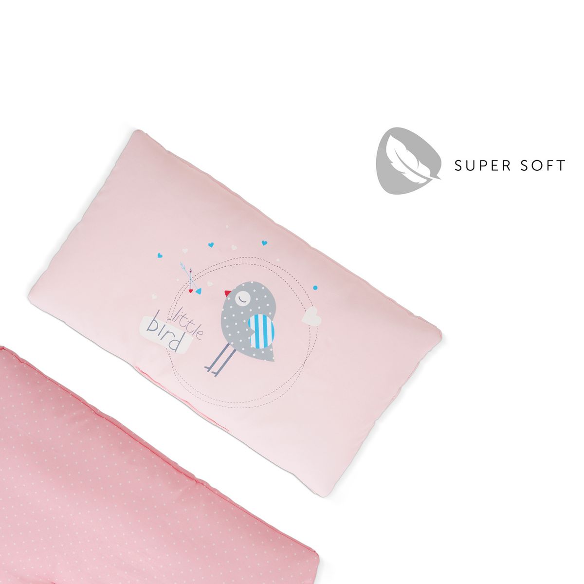 HAUCK Coussin de chaise haute Alpha - rose