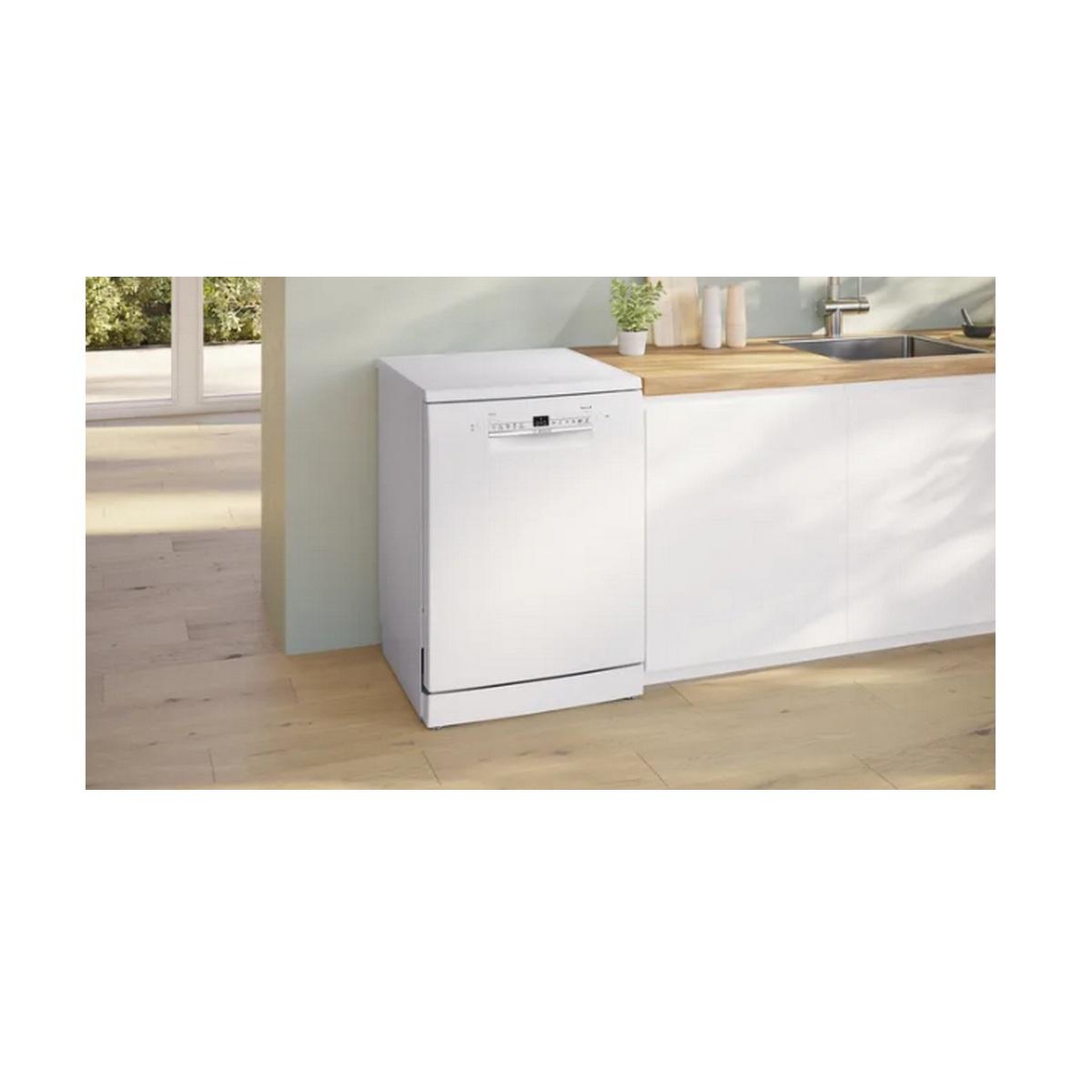 Voir la diapositive 3 : BOSCH Lave-vaisselle 60cm 13couverts 46db blanc - sms2htw02e