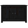 Voir la diapositive 5 : VIDAXL Armoire a chaussures Noir 70x38x45,5 cm Bois de pin massif