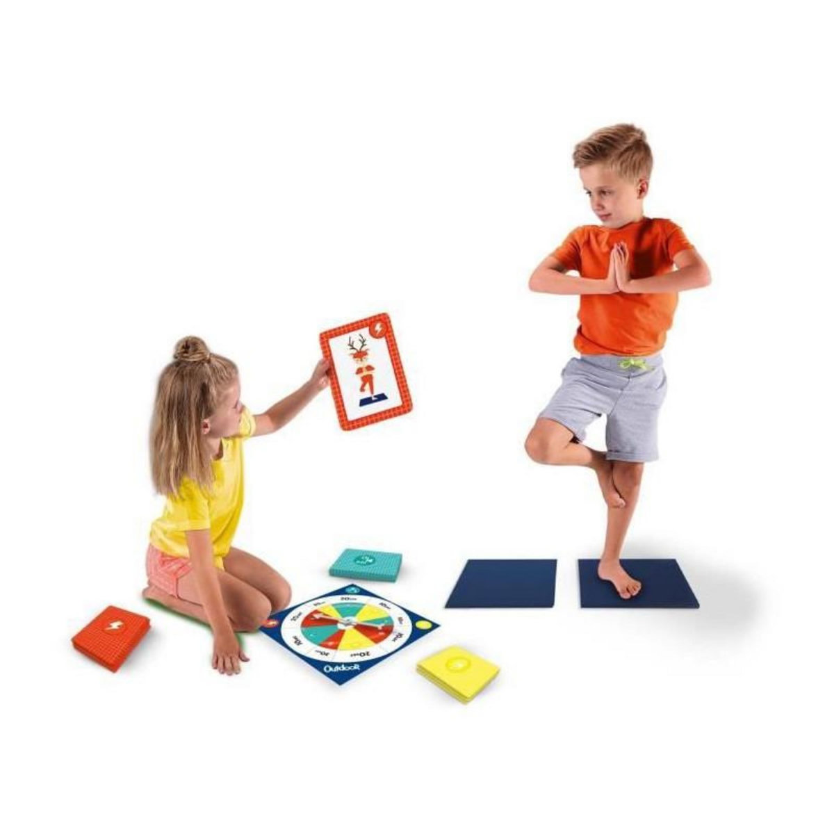 SES Creative Jeu éducatif SES CREATIVE Animal Yoga vert