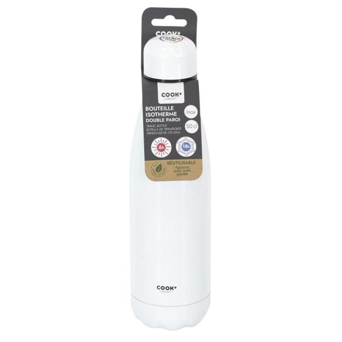 Paris Prix Bouteille Isotherme  Transport  50cl Blanc