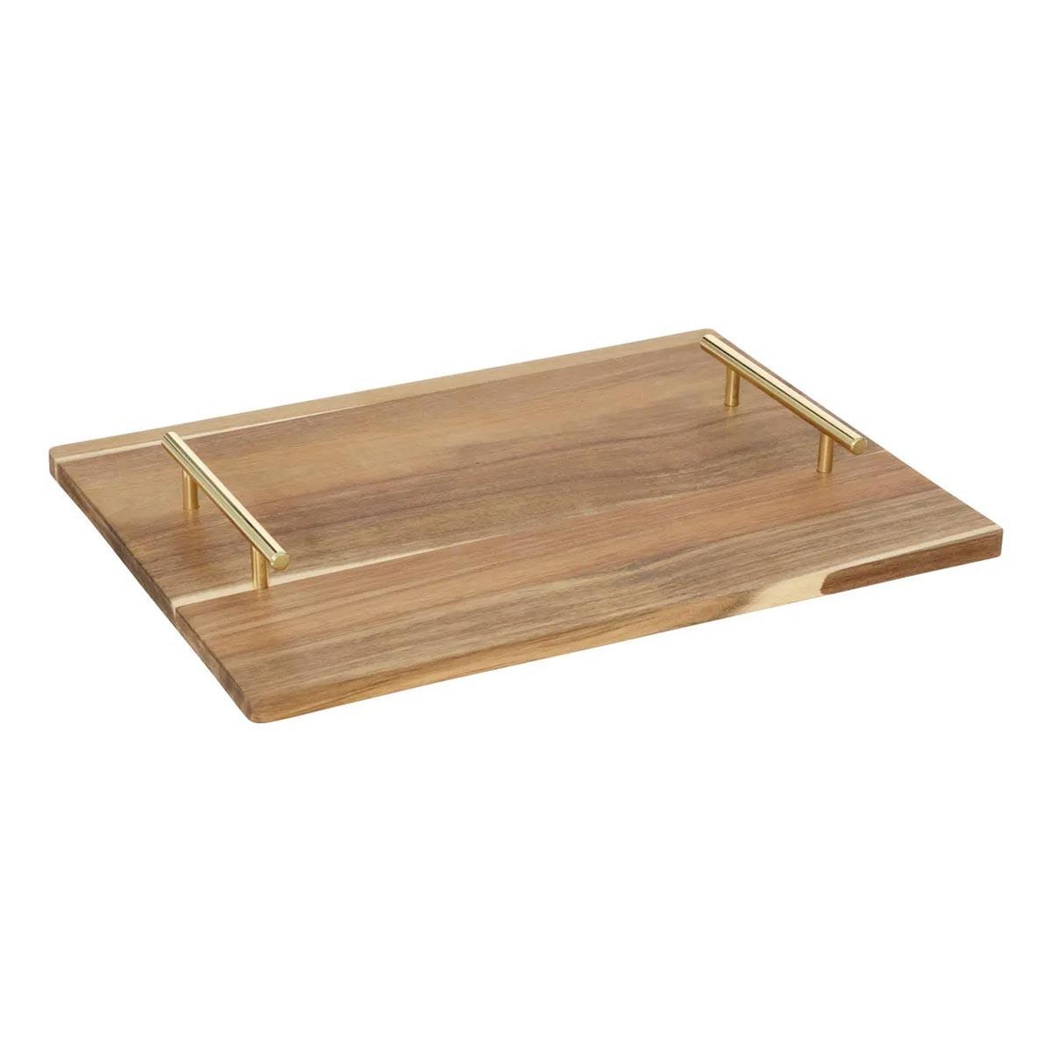 SECRET DE GOURMET Plateau de service en bois  mina  40cm marron