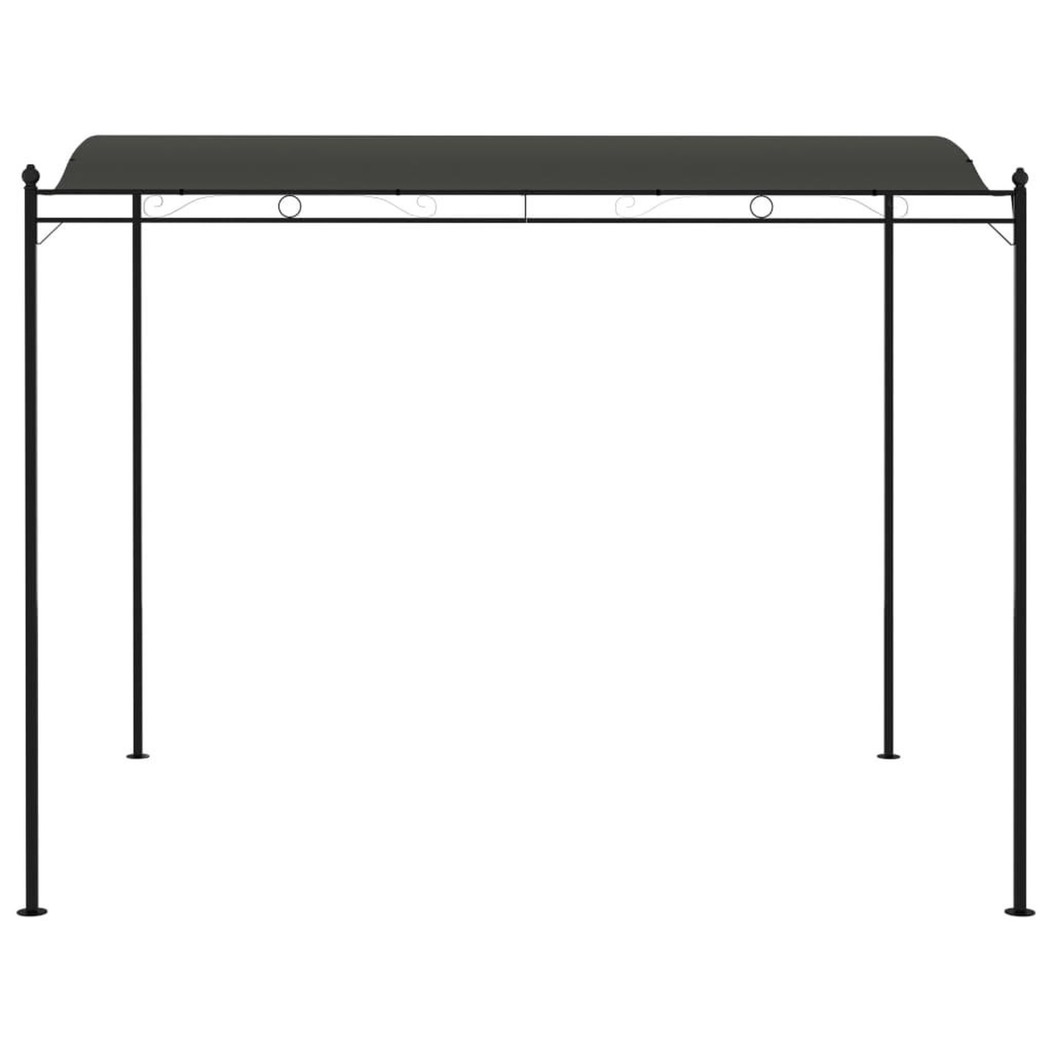 Voir la diapositive 2 : VIDAXL Auvent de parasol 3 x 2,4 m Anthracite