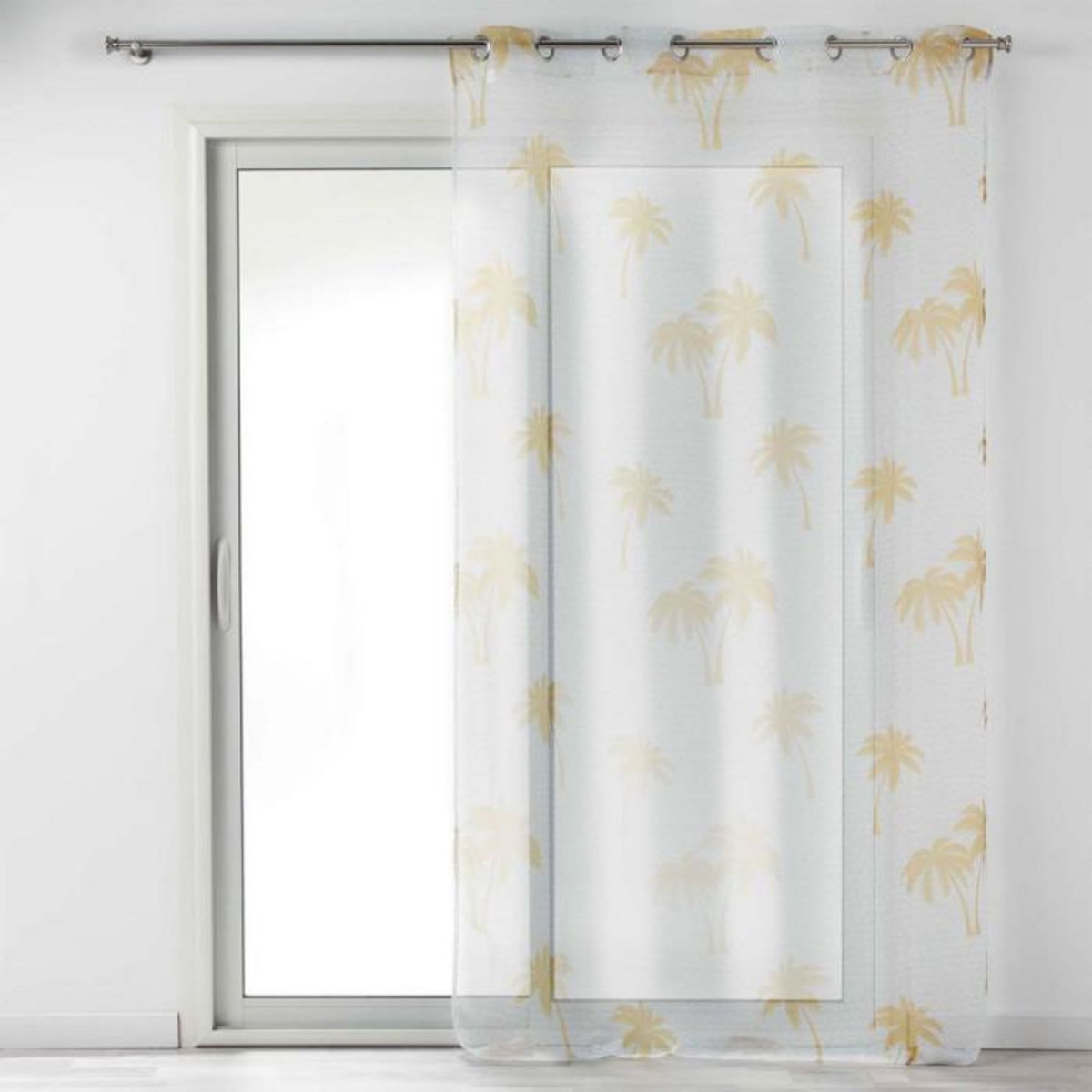 Paris Prix Rideau Voilage à Œillets  Pure Line  140x240cm Blanc