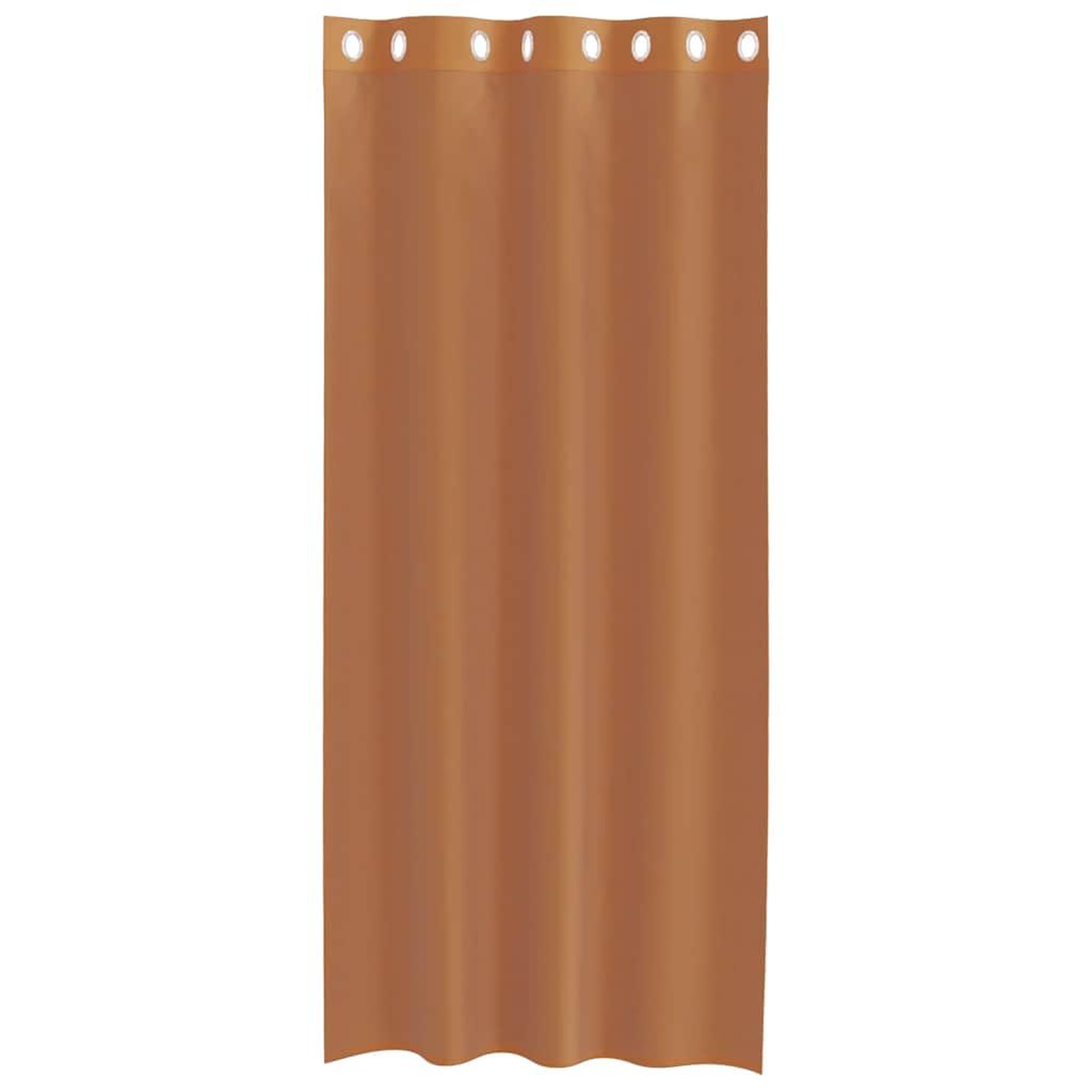 Voir la diapositive 4 : VIDAXL Rideaux en voile avec œillets 2 pcs terre cuite