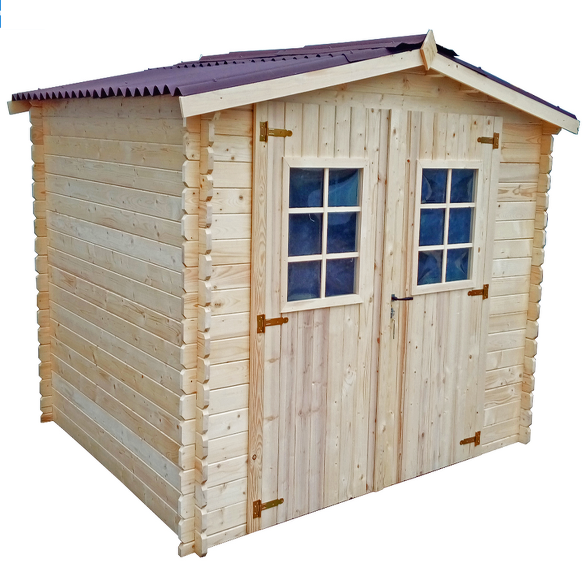 Hisense Abri de jardin sans plancher 6.16 m2  bois massif - vd 2622.02 n