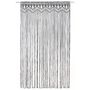 Voir la diapositive 2 : VIDAXL Rideau en macrame Anthracite 140x240 cm Coton