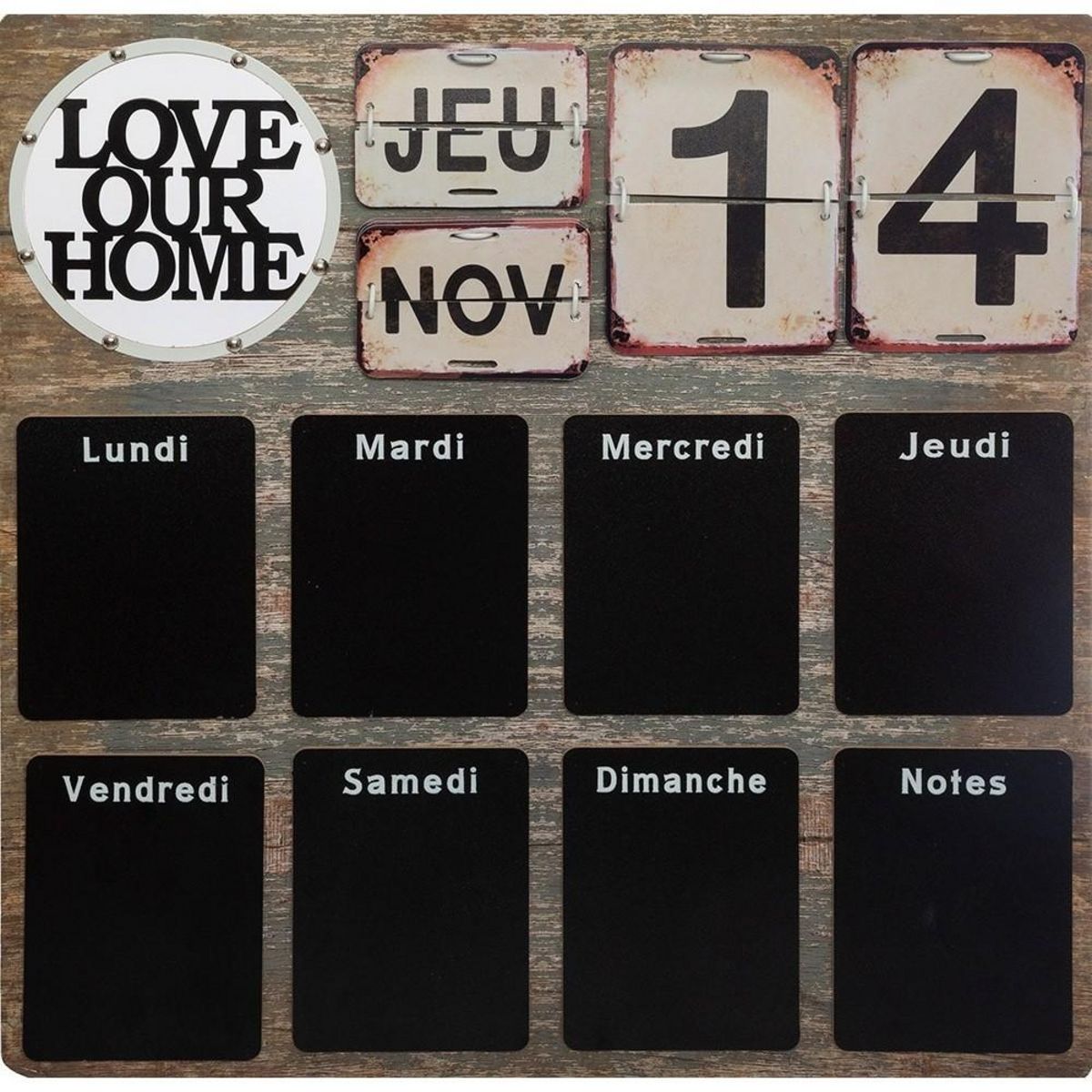 ATMOSPHERA Mémo ardoise semainier