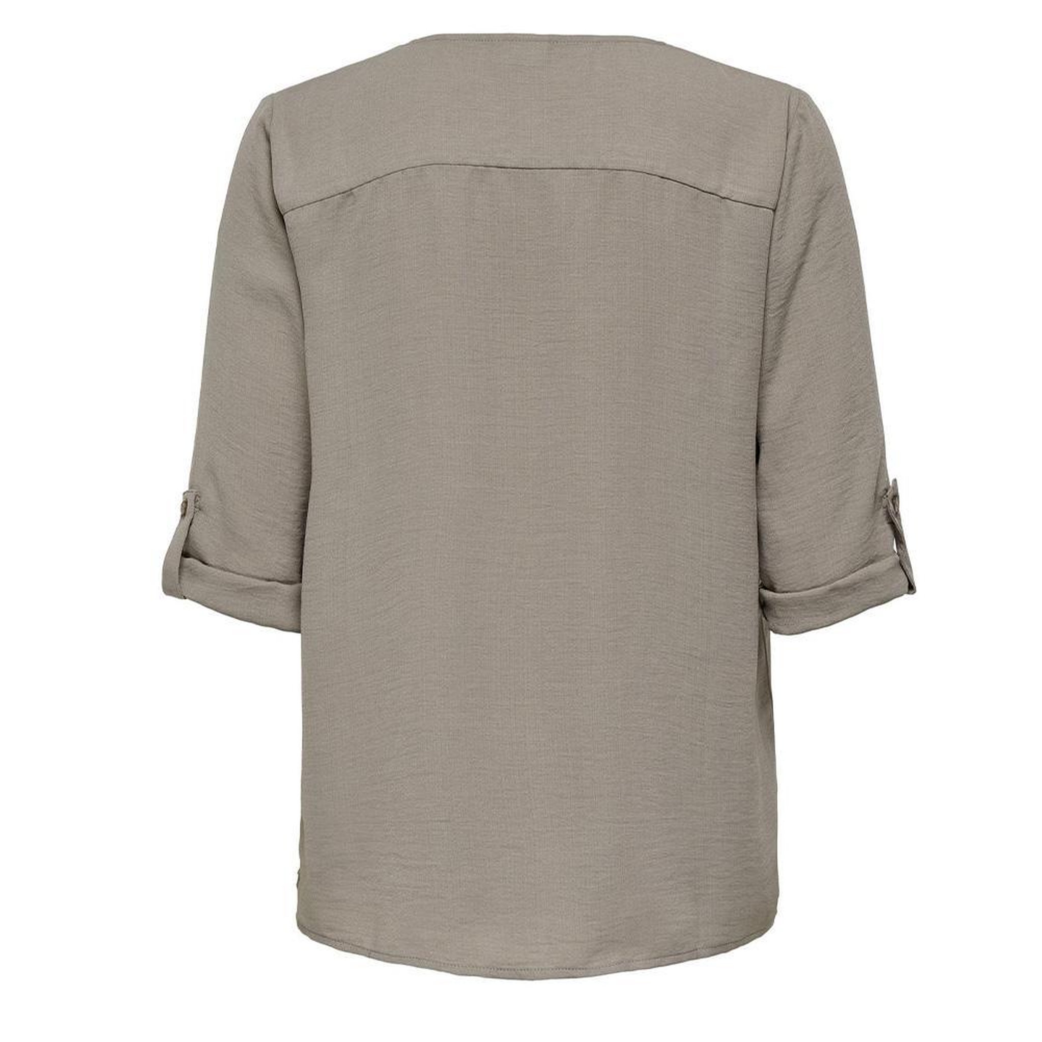Voir la diapositive 2 : JACQUELINE DE YONG Blouse Taupe Femme JDY DIVYAA
