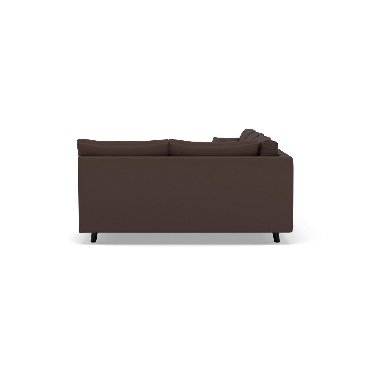 LISA DESIGN Rune - canapé d'angle droit 4 places en simili