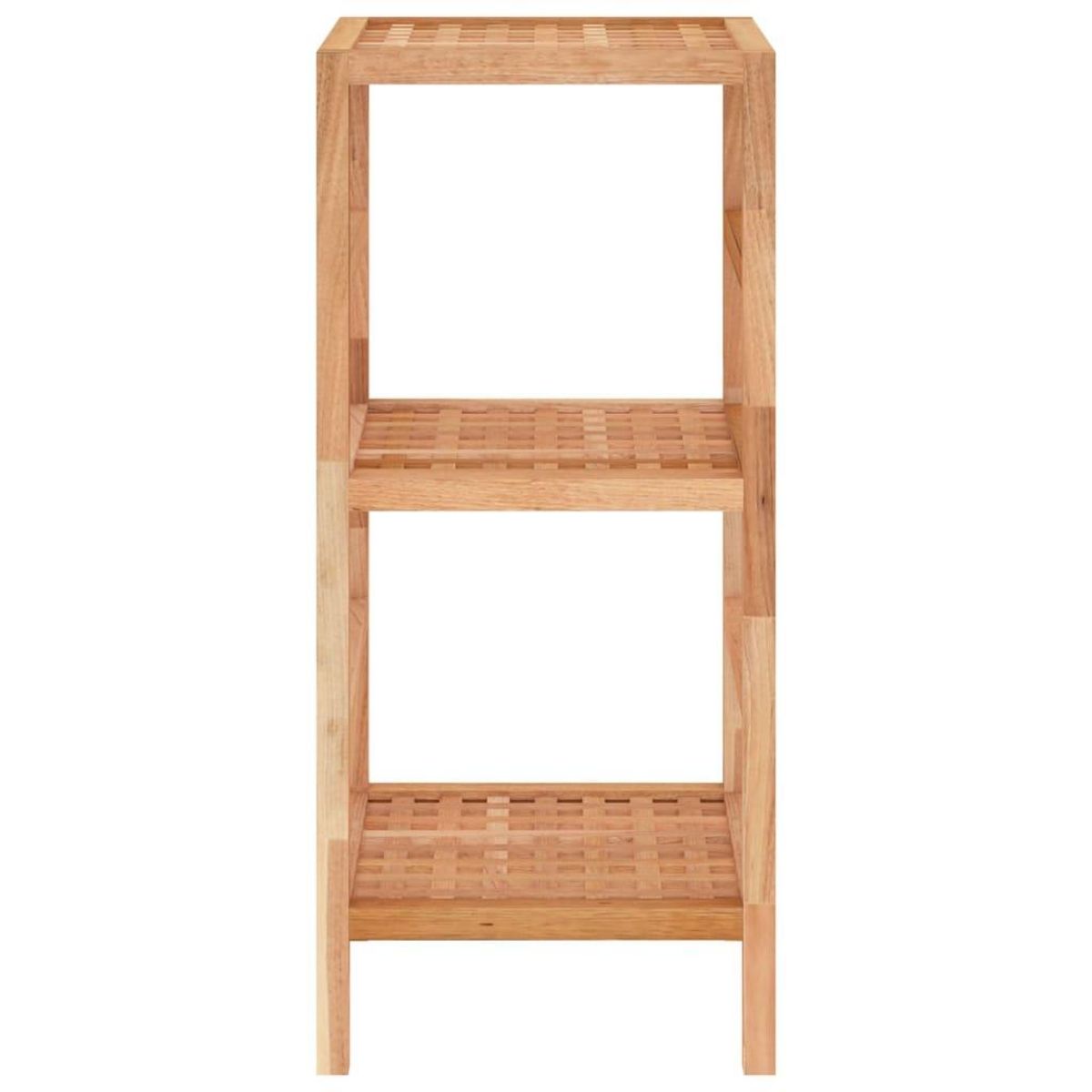 VIDAXL Etagere de salle de bain 35,5x35,5x79 cm Bois massif de noyer
