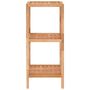 Voir la diapositive 3 : VIDAXL Etagere de salle de bain 35,5x35,5x79 cm Bois massif de noyer