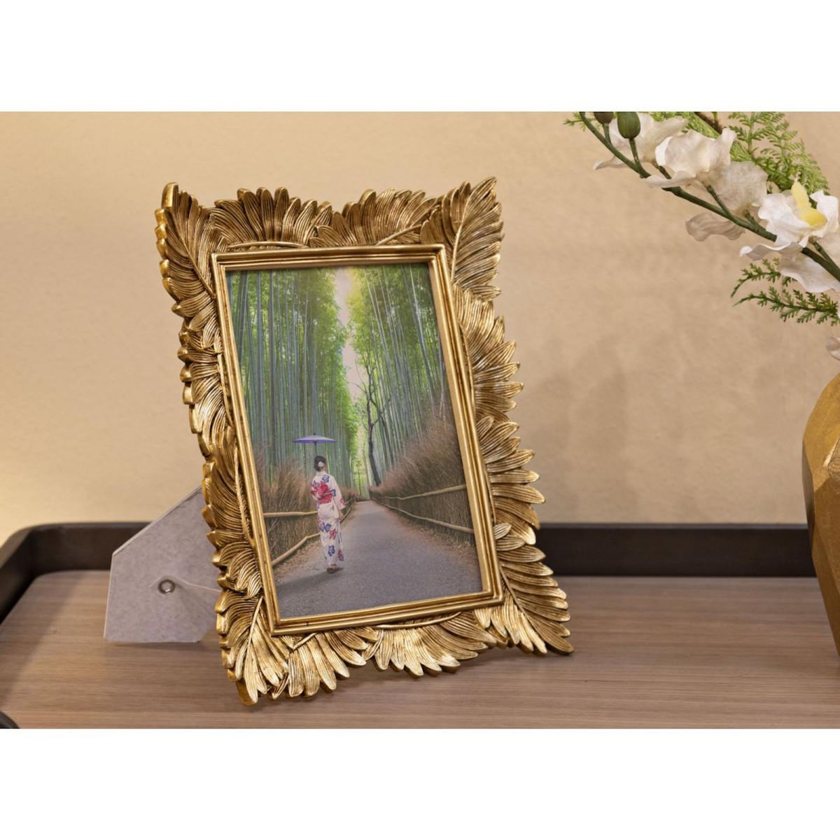 Paris Prix Cadre Photo Déco Feuilles  Olly  15x20cm Or