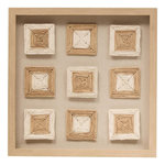 ATMOSPHERA Déco Murale en Relief  Rafaël  50cm Beige