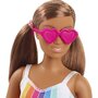 Voir la diapositive 4 : BARBIE Poupée Barbie Aime les océans - Robe rayures arc-en-ciel