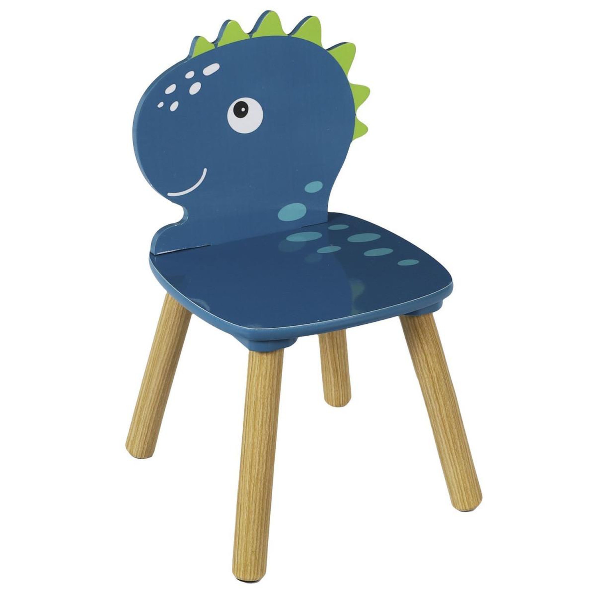 Voir la diapositive 5 : HOME DECO KIDS Table & 2 chaises enfant  dino  55cm bleu