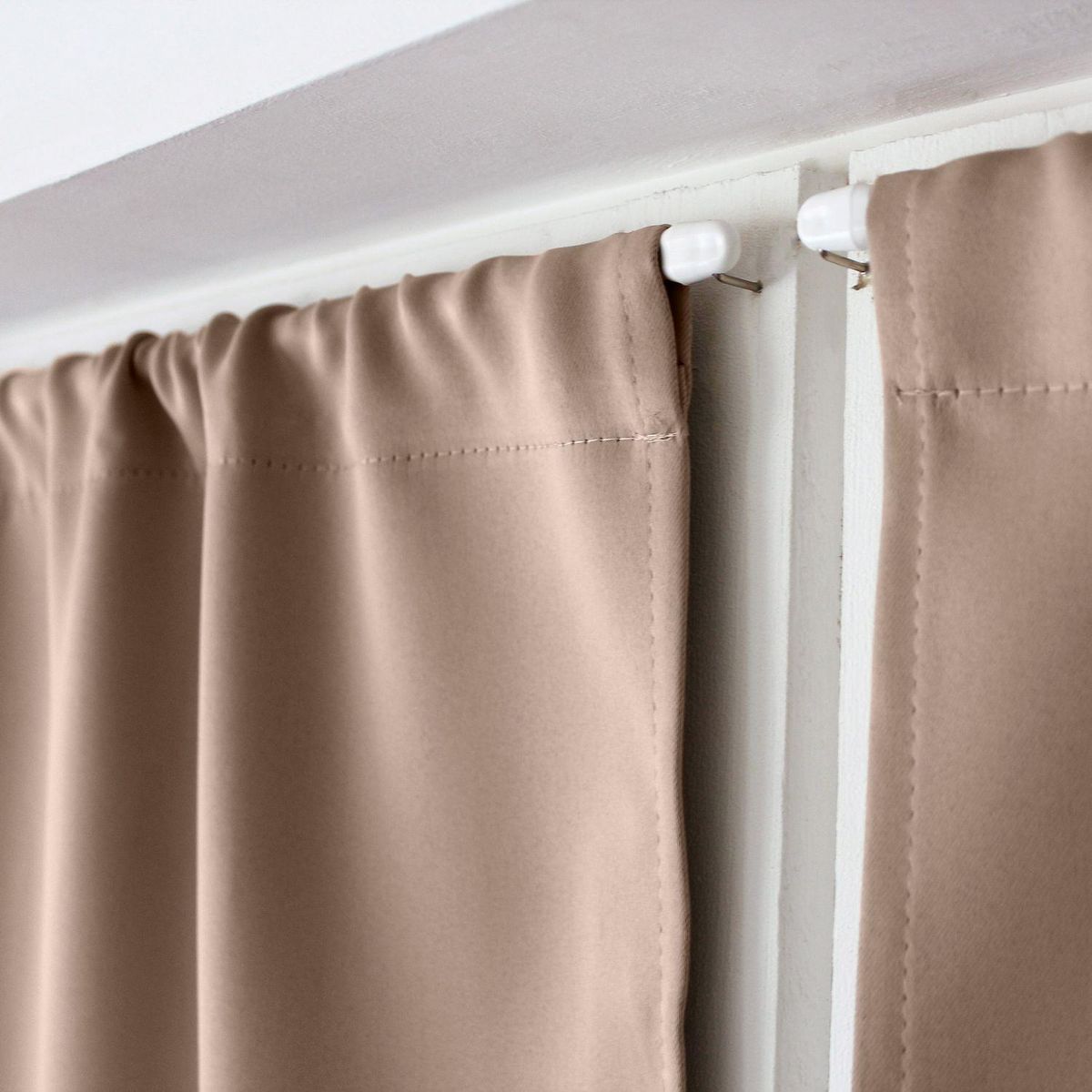 TOILINUX Vitrage occultant REGLISSE