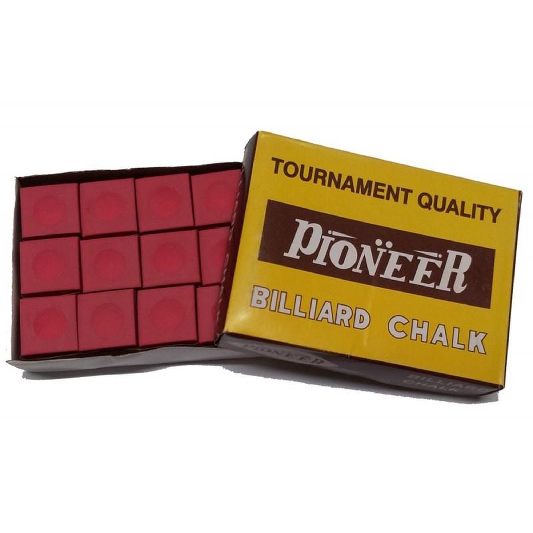 Voir la diapositive 1 : Pioneer Craies Billard Standard - Boîte de 12 craies - Pioneer