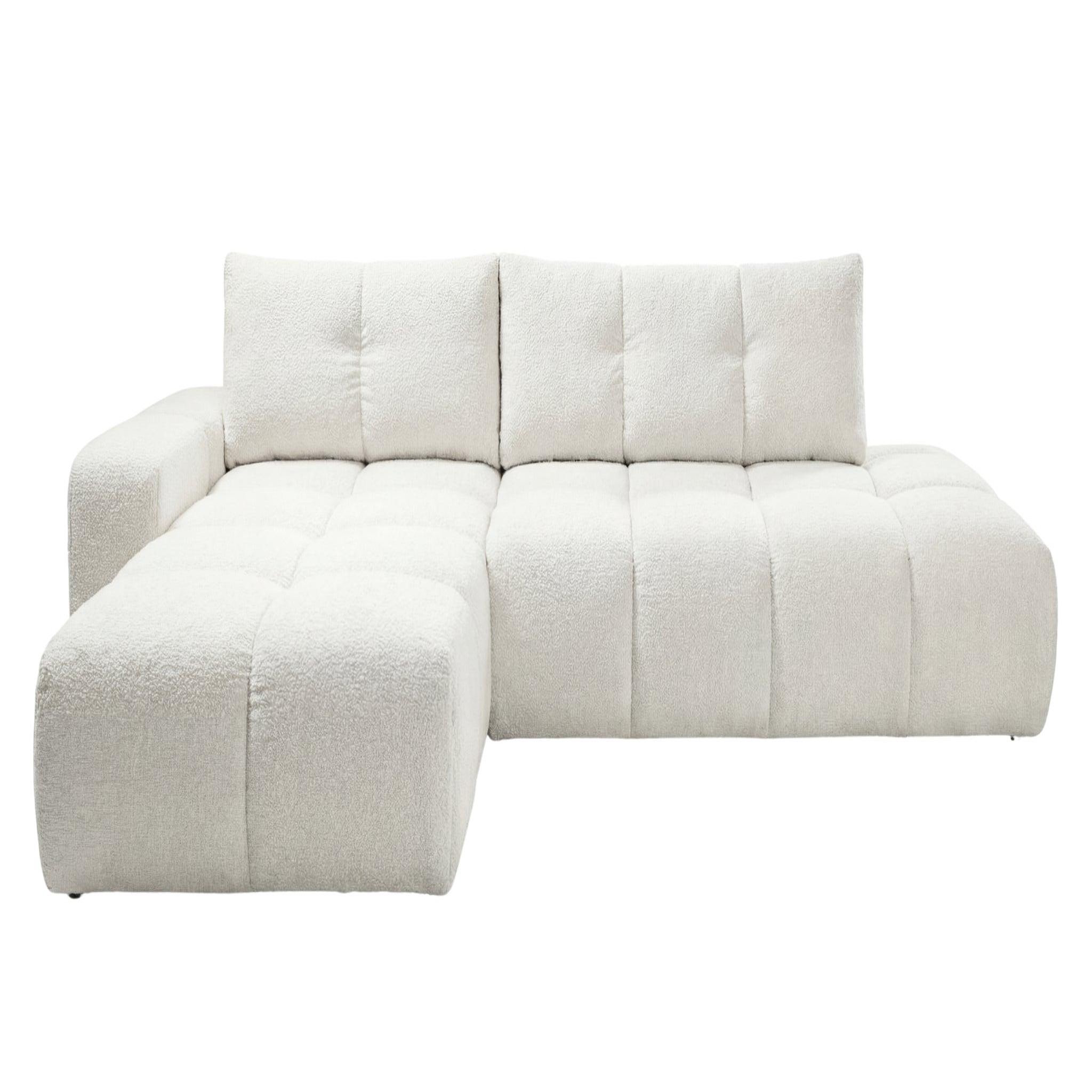 Voir la diapositive 1 : CASANOVA PARIS Constance - canapé d'angle tissu chenille