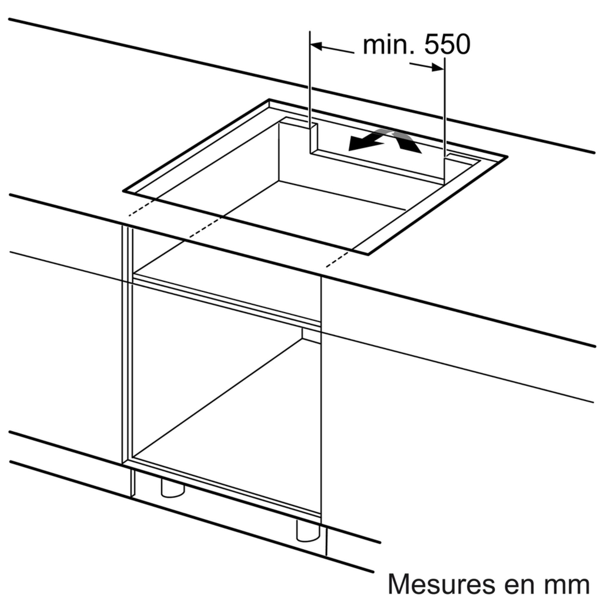Voir la diapositive 3 : Siemens Table de cuisson induction 80cm 4 feux 7400w noir - ex851lvc1f