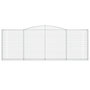 Voir la diapositive 3 : VIDAXL Panier de gabions arque 400x30x140/160 cm Fer galvanise