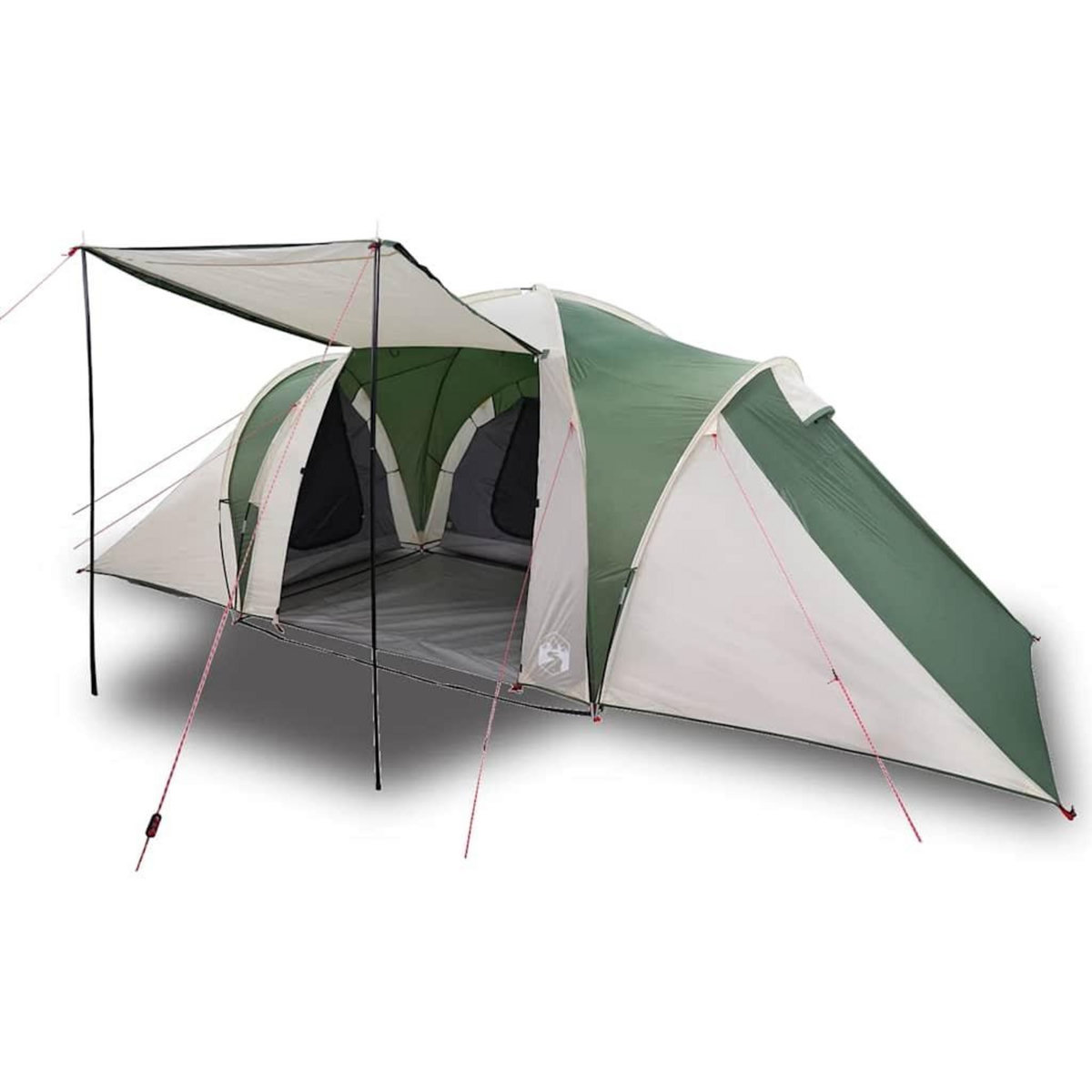 VIDAXL Tente familiale a dome 6 personnes vert impermeable