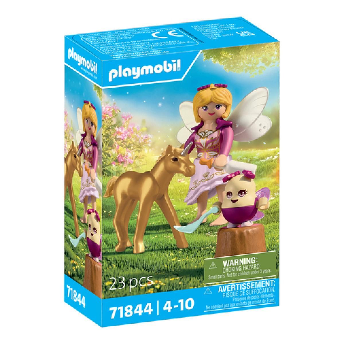 PLAYMOBIL 71844 Poulain licorne doré avec fée