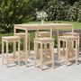 Voir la diapositive 1 : VIDAXL Ensemble de bar de jardin 7 pcs Bois de pin massif