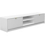 Voir la diapositive 1 : Habitat et Jardin Meuble TV  Tireno  -  180 cm X 40 cm X 40 cm - Blanc