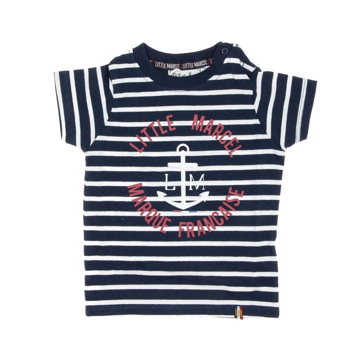 Little Marcel T shirt Blanc/ Garçon Little Marcel LMEV0020