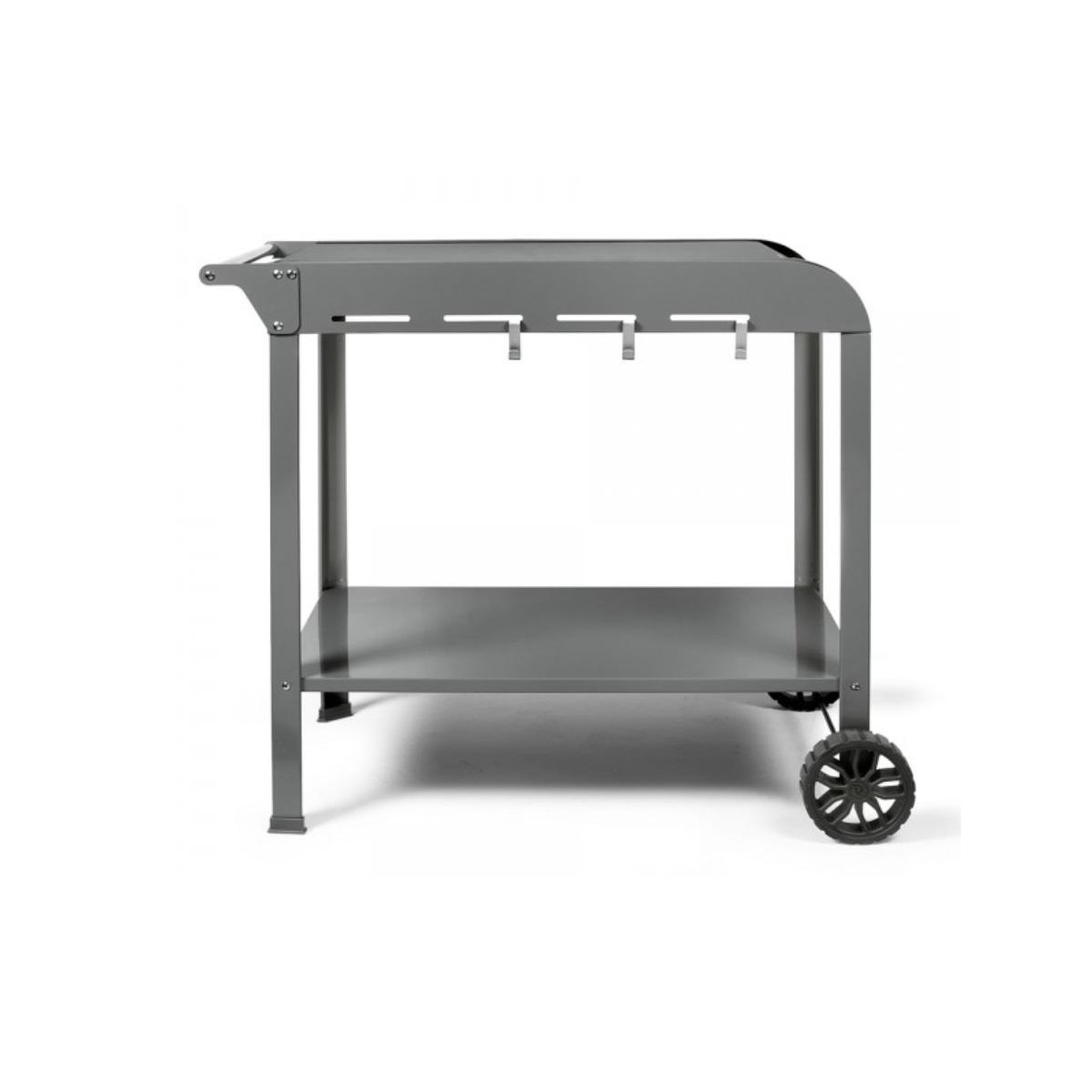 Voir la diapositive 2 : LIVOO Desserte gris 91.5x50.2x80cm - gs168g